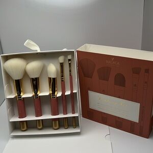 BACHCA Paris-5 Professional Makeup Brush Set NIB Terracotta Color